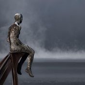 NOV_ Paul_CALVERT_The Ship Sculpture with Sea Fog in the background_Halfmoonbay Heysham_Cat A