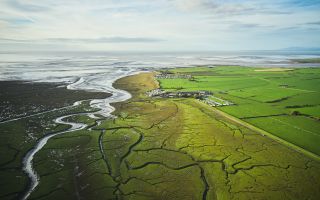 Aerial view Cockerham Wildey Media