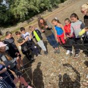 Exploring their connections and the shoreline courtesy of Overton St Helens CE School