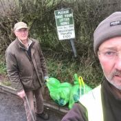 Frank Eric litter pick Jan 2022
