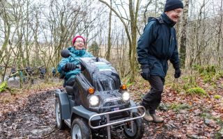 Enjoying Roudsea Wood Nature Reserve on a Tramper