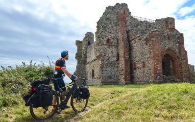 Cyclist on Piel Island Wildey Media